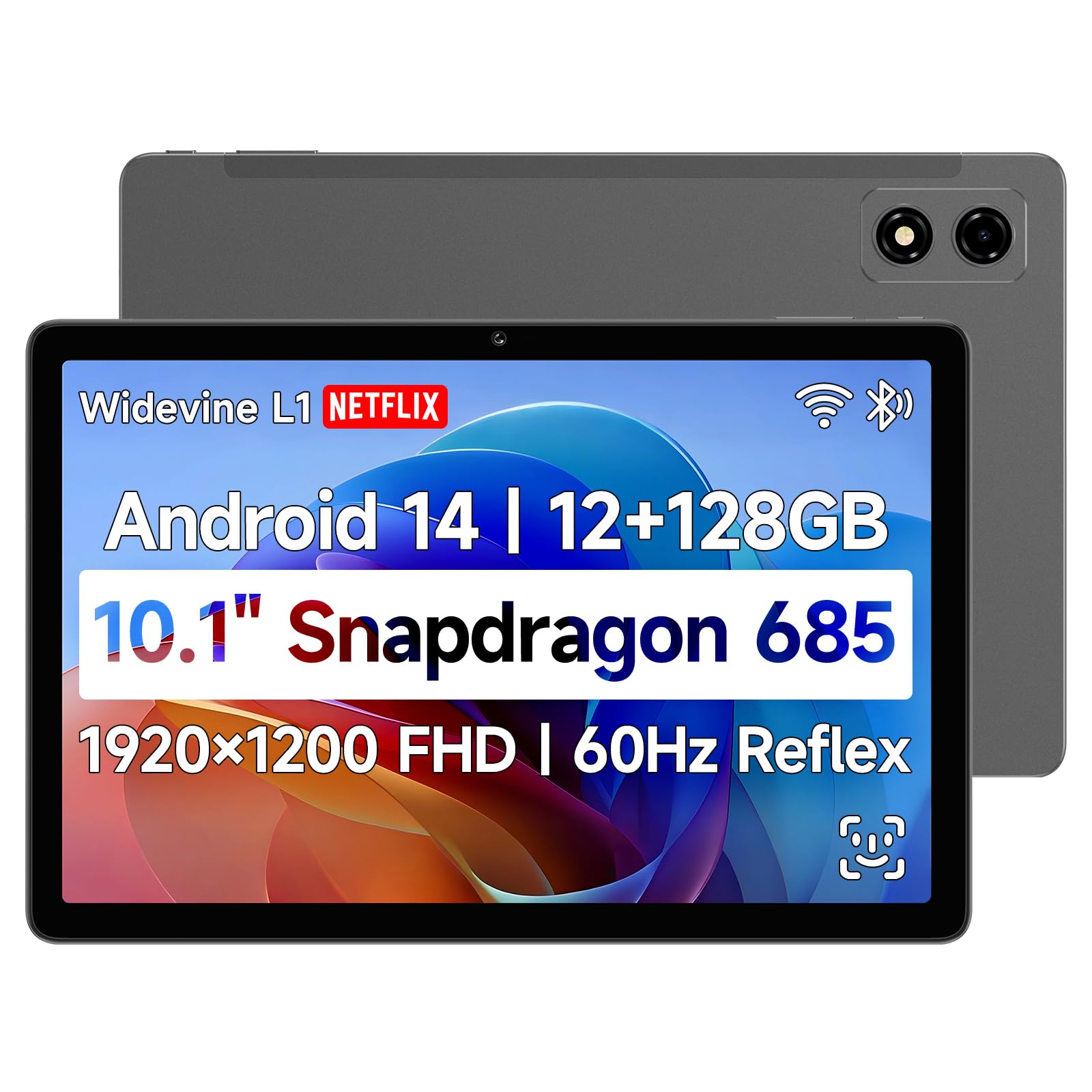 BNCF Brad 10 Android 14 10.1インチ　タブレット Amazon.com : BNCF 10.1inch Snapdragon 685 Android 14 Tablet